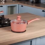 MARQUE Lines – Batterie de Cuisine 28 Pièces Granite Saumon – Image 3