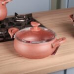 MARQUE Lines – Batterie de Cuisine 19 Pièces Granite Saumon – Image 5