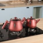 MARQUE Lines – Batterie de Cuisine 38 Pièces Granite Rouge – Image 5