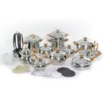 Batterie De Cuisine 38 Pièces Inox MARQUE Lines DORE