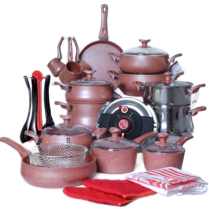 Service Granite Lines 34 pièces ROSE GOLD