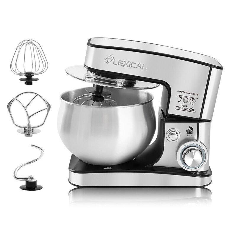 Robot pétrin - Robot pétrin Lexical LMB-1825 - 1300W - Bol Inox 5L - Structure Inox