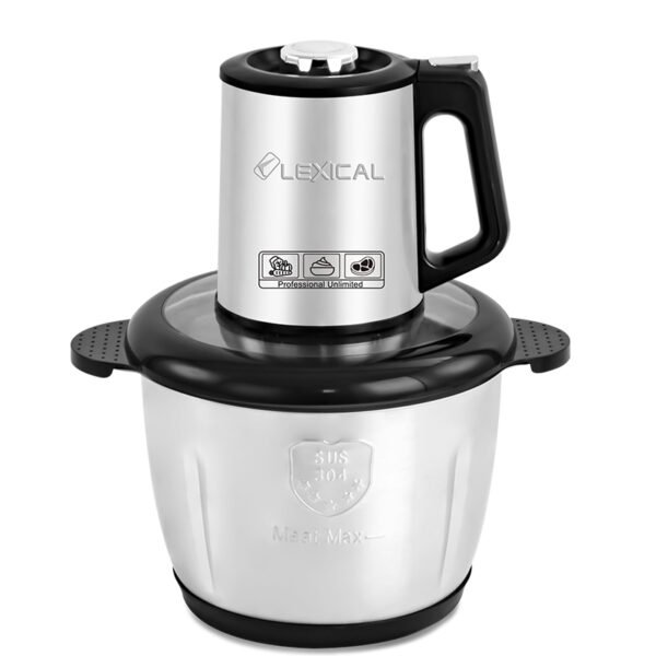 Hachoir Electrique En Inox Lexical LCH-1960 - 400 Watts - 3 Litres