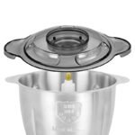 Hachoir Electrique En Inox Lexical LCH-1965 - 400 Watts - 3 Litres – Image 2