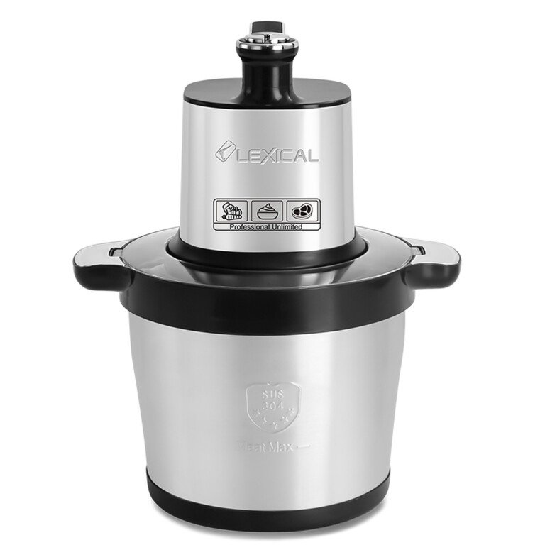Hachoir viande - Hachoir à Viande En Inox Lexical LCH-1990 - 800 Watts - 8 Litres