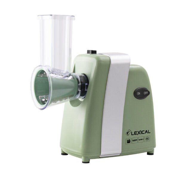 Hachoir à salade électrique Lexical LSD-1995-7- VERT – 500W - 5 Lames Inox - Design Compact