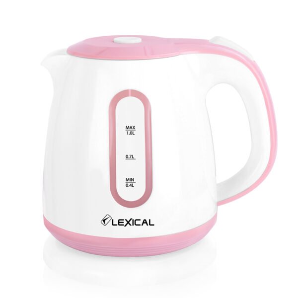 Bouilloire Électrique Lexical LEK-1425 -BLEU- MARON -Rose – 1 Litres - 1200W - Inox - Sécurité Automatique