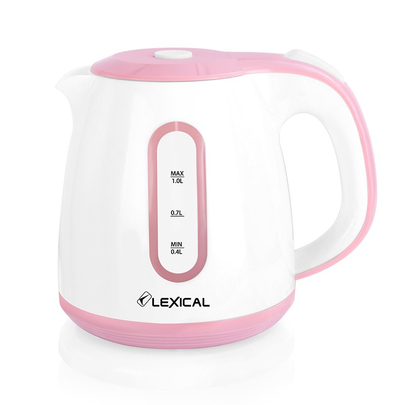 store_01J9X614YMCZZCQRSW14VWAHDQ_assets_1729844874411-1 Bouilloire Électrique Lexical LEK-1425 -BLEU- MARON -Rose – 1 Litres - 1200W - Inox - Sécurité Automatique – Image 1