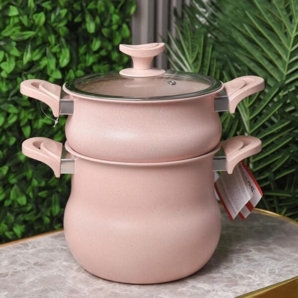 Couscoussier Granite MARQUE Lines 8L 22 cm Rose