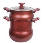 Couscoussier Granite MARQUE Lines 6L 20 cm Rouge