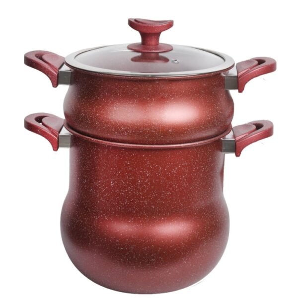 Couscoussier Granite MARQUE Lines 8L 22 cm Rouge