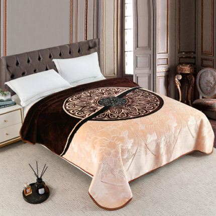 Couverture PRIMAVERA MARQUE ABM double faces 2 places 7 KG 220*240CM