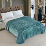 Couverture SOLAR BEAR MARQUE ABM double faces 2 places 12 KG 220*240CM VERT D'EAU