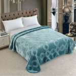 Couverture SOLAR BEAR MARQUE ABM double faces 2 places 12 KG 220*240CM VERT D'EAU – Image 2