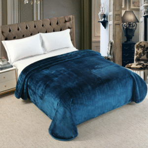 Couverture SOLAR BEAR MARQUE ABM double faces 2 places 12 KG 220*240CM BLEU