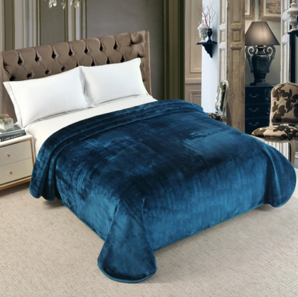 Couverture SOLAR BEAR MARQUE ABM double faces 2 places 12 KG 220*240CM BLEU