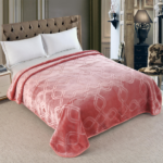 Couverture SOLAR BEAR MARQUE ABM double faces 2 places 12 KG 220*240CM ROSE – Image 2