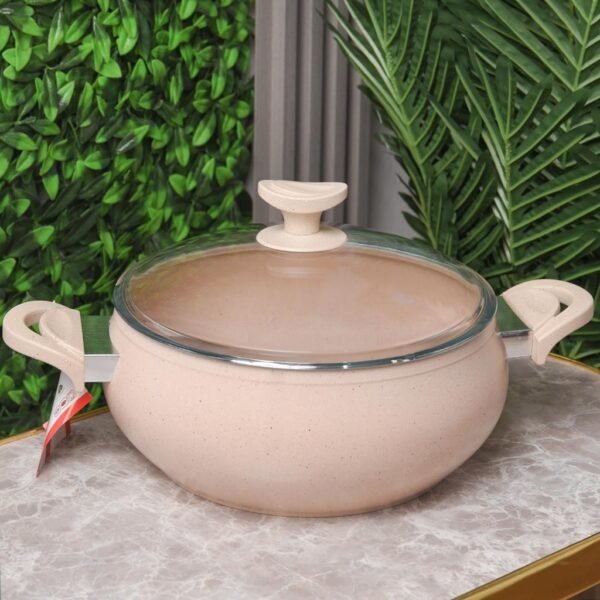 Marmite Granite MARQUE Lines 28 cm Beige