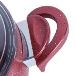 Marmite Granite MARQUE Lines 24 cm Rouge 3,8L – Image 2