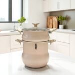 Couscoussier Granite MARQUE Lines 8L 22 cm Beige