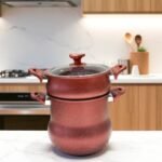 Couscoussier Granite MARQUE Lines 8L 22 cm Rouge – Image 5