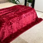 Couverture LA REINE MARQUE ABM 2 places 4 KG 220*240CM ROUGE
