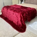 Couverture GOLDEN BEAR MARQUE ABM  2 places 7 KG 220*240CM rouge