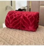 Couverture LA REINE MARQUE ABM 2 places 4 KG 220*240CM ROUGE – Image 2