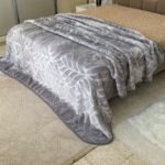 Couverture GOLDEN BEAR MARQUE ABM  2 places 7 KG 220*240CM gris