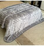 Couverture LA REINE MARQUE ABM  2 places 4 KG 220*240CM gris – Image 2