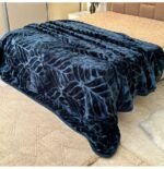 Couverture LA REINE MARQUE ABM 2 places 4 KG 220*240CM BLEU