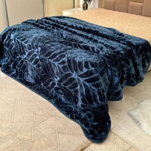 Couverture GOLDEN BEAR MARQUE ABM  2 places 7 KG 220*240CM bleu