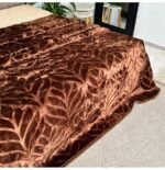 Couverture LA REINE MARQUE ABM 2 places 4 KG 220*240CM MARRON