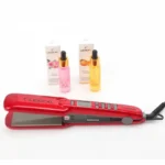 Lisseur De Cheveux Lexical LHS5380 + 2 Huiles De Soin Capillaire - Rouge- BLANC – Image 2