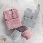 pack Cap de bain Homme et Femme 6 Pièces Velours marque ABM – Image 11