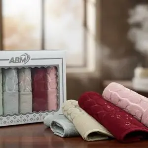 pack 6 Serviettes marque ABM 90/50 cm