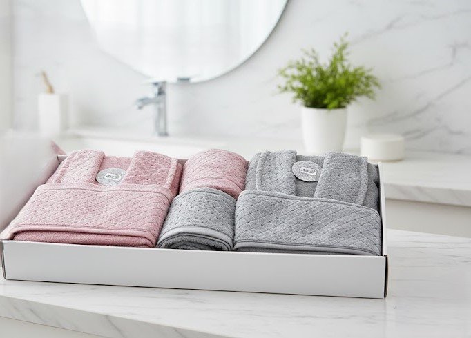 pack Cap de bain Homme et Femme 6 Pièces Velours marque ABM – Image 10