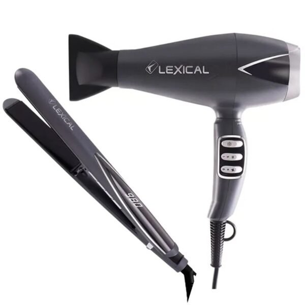 pack Sèche cheveux & Lisseur 2000W 55W - Lexical LGW-5820