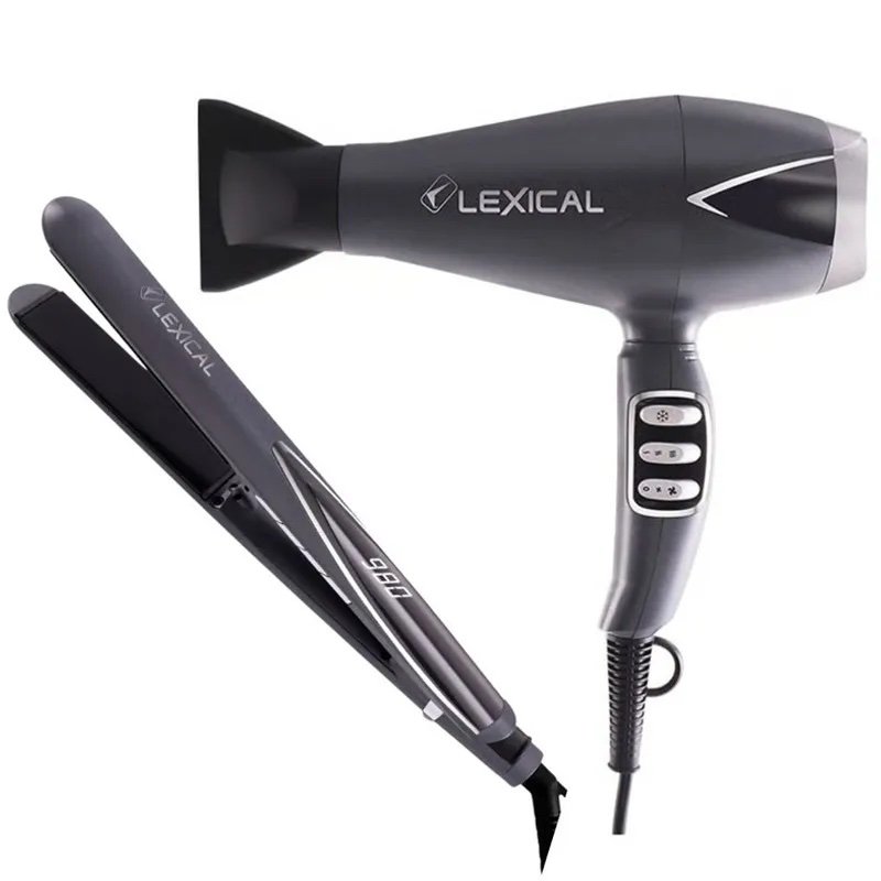 img_1985 pack Sèche cheveux & Lisseur 2000W 55W - Lexical LGW-5820 – Image 1
