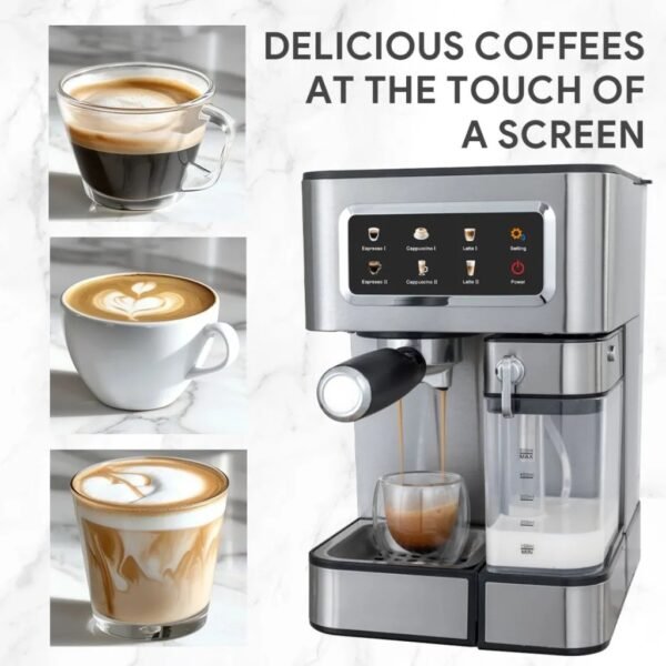 Machine à café Express 6En1 Lexical LEM-0662 - 20 Bars - 1350W