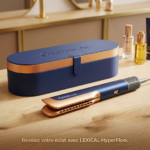 Lisseur à Air Chaud 2 en1 MARQUE Lexical LHS-5395-6 – Bleu