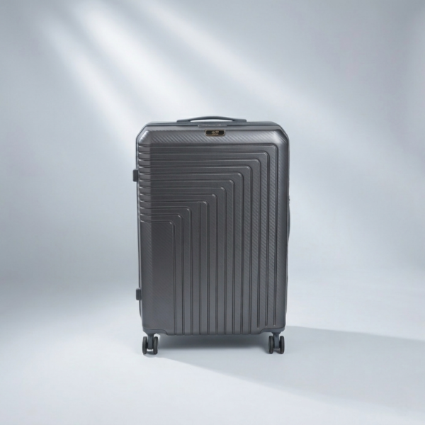 valise moyen model ( 65×42×29cm) incassable marque ABM roues démontable – Gris charbon