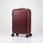 valise grand  model ( 75×49×32cm) incassable marque ABM roues démontable – rouge bordeaux