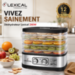 Déshydrateur Alimentaire marque Lexical LFD-3801