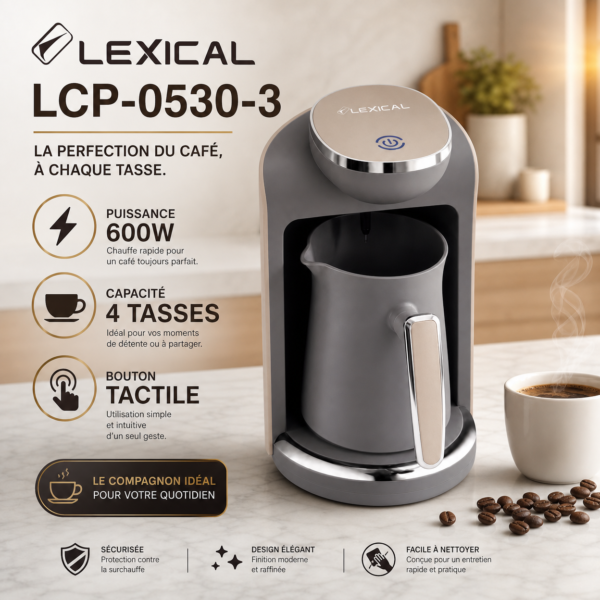 Cafetière MARQUE LEXICAL LCP-0530-3