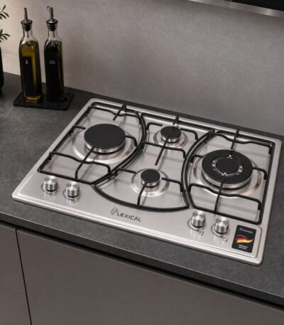 Plaque encastrable LEXICAL LGS-2852 4 feux inox