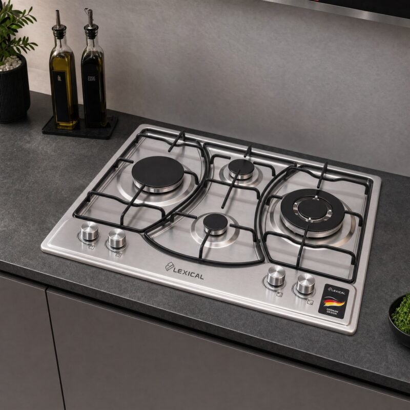Plaque encastrable LEXICAL LGS-2852 4 feux inox