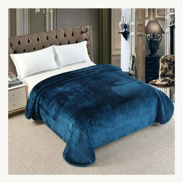 Couverture SOLAR BEAR MARQUE ABM double faces 2 places 12 KG 220*240CM BLEU