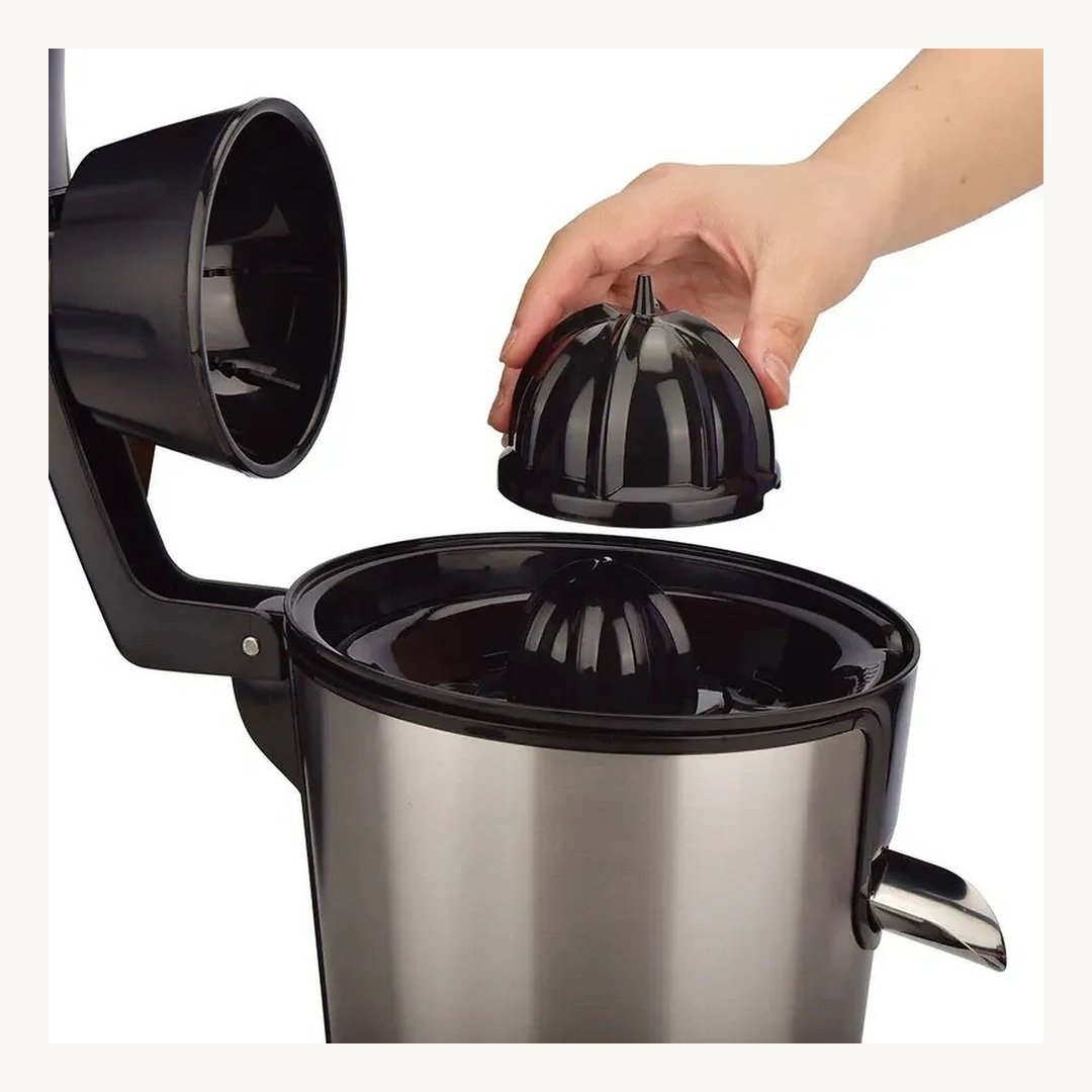 WoJMGXHqGsuiIjCc.jpg Presse-Agrumes Lexical LCJ-2102 – 85W - Inox 400ml – Image 1