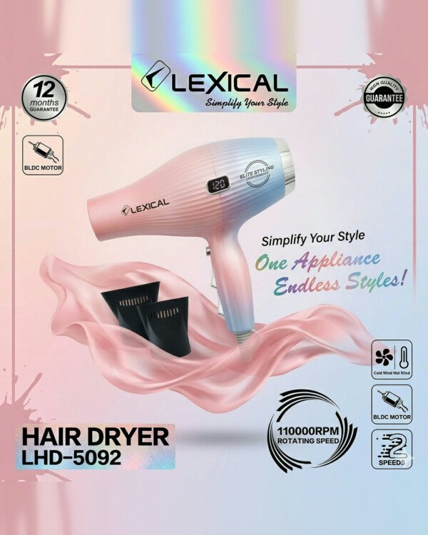 Sèche-cheveux MARQUE Lexical LHD-5092 1600W